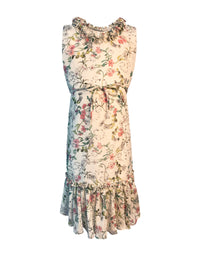 Helena and Harry Girl's Pastel Printed Georgette Dress