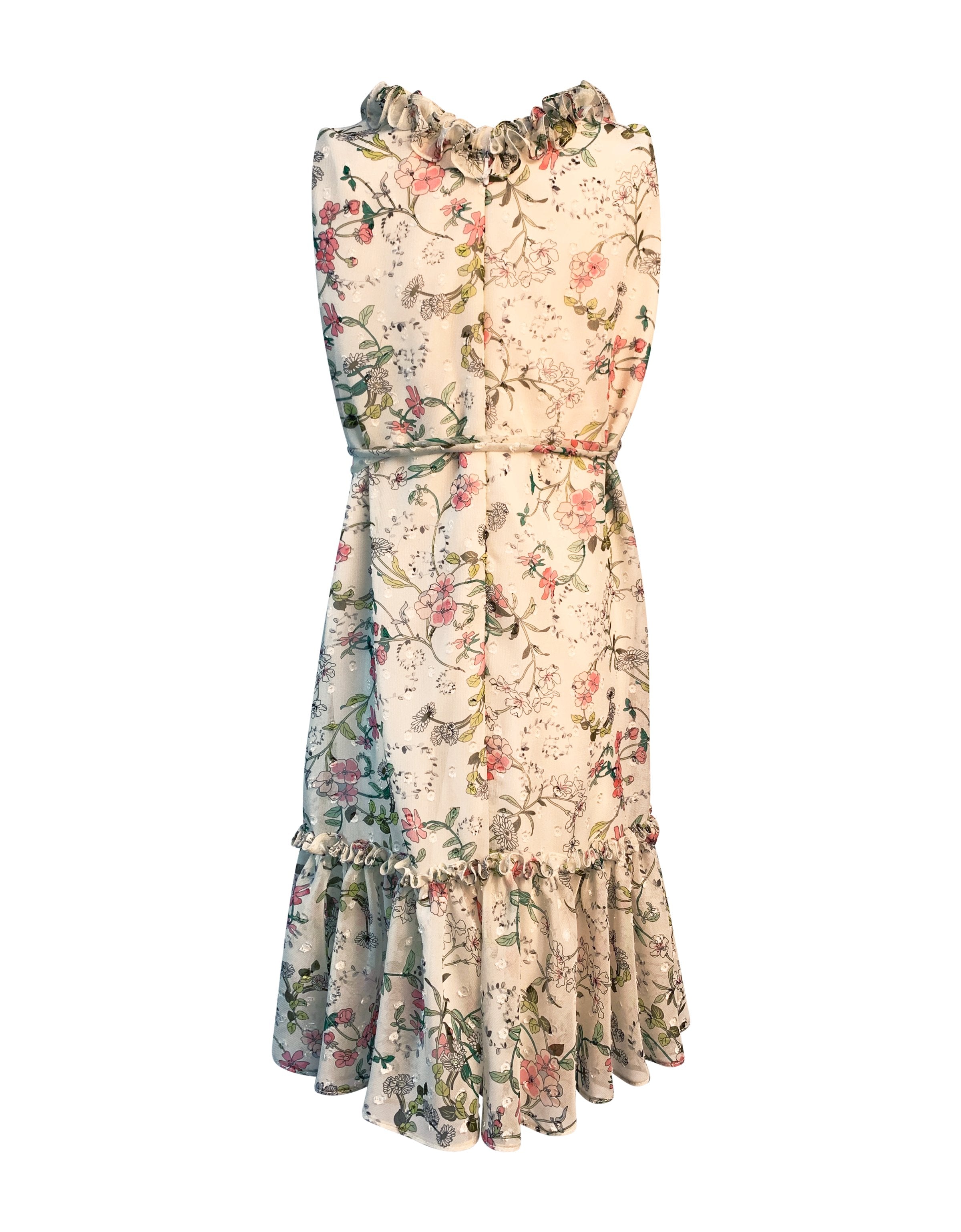 Helena and Harry Girl's Pastel Printed Georgette Dress