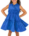 Helena and Harry Girl's Royal Ruffle Taffeta Dress