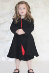 Helena and Harry Girl's Black Boucle Coat