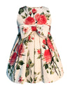 Helena and Harry Girl's Pink Rose Print Dress