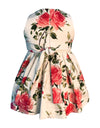 Helena and Harry Girl's Pink Rose Print Dress