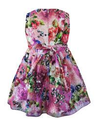 Helena and Harry Girl's Printed Lace Dress
