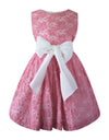 Helena and Harry Girl's Pink Lace Cupcake Dress