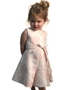 Helena and Harry Girl's Pastel Pink Jacquard Dress