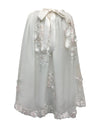 Helena and Harry Girl's Pink and White Flowers on Lace Dress