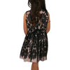 Helena and Harry Girl's Pink with Black Lace Dress