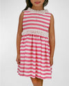 Helena and Harry Girl's Striped Ruffle Dress